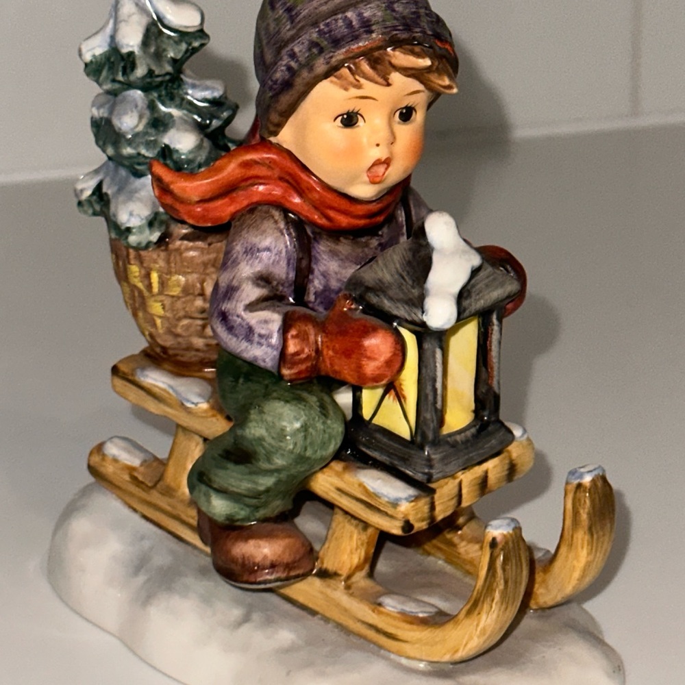 MJHummel Goebel Ride Into Christmas (1971) signed 1984 WGermany